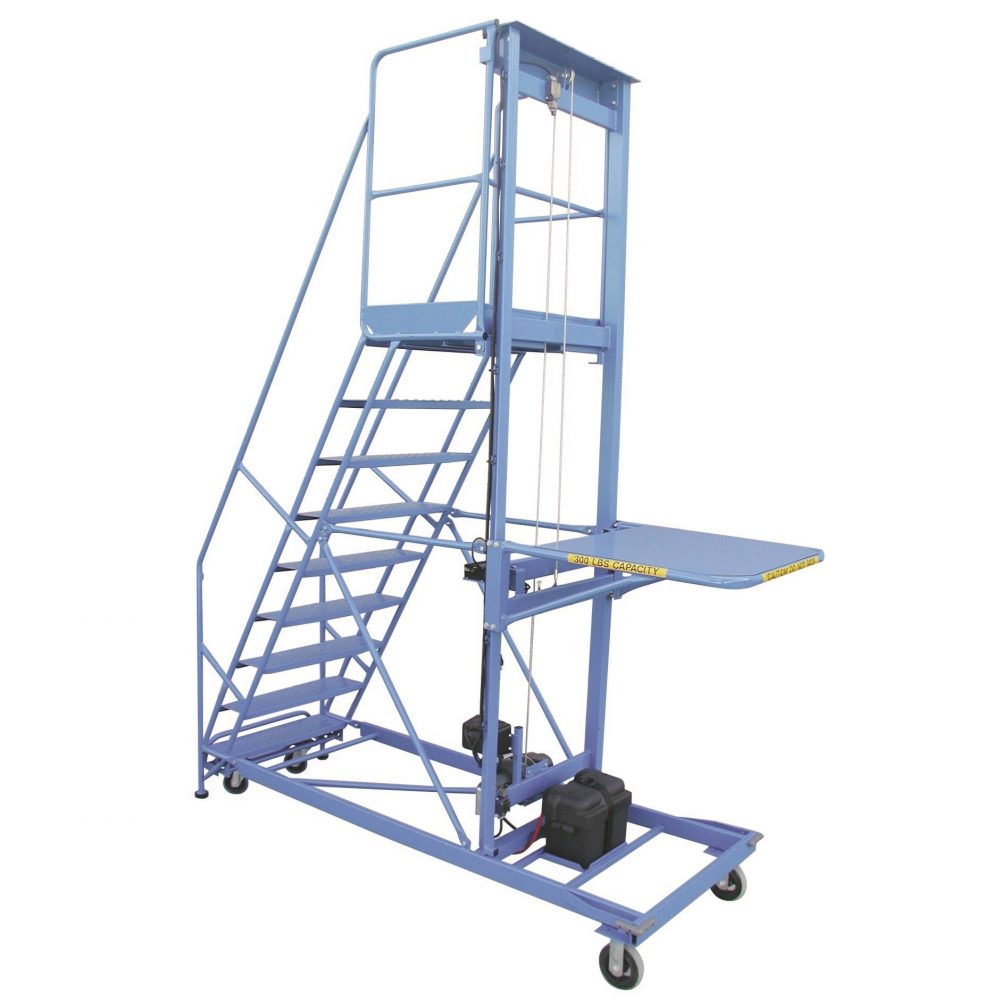 Shelf Lift Ladder King Materials Handling