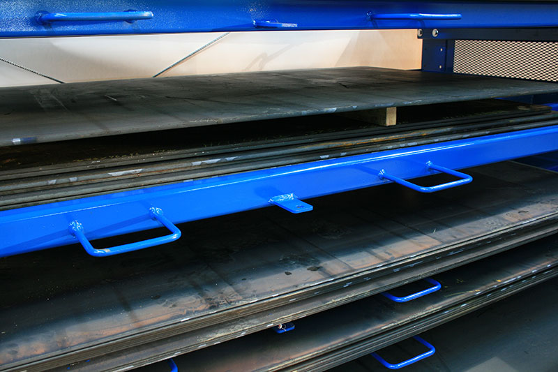 Roll Out Sheet Rack  Sheet Metal Racking