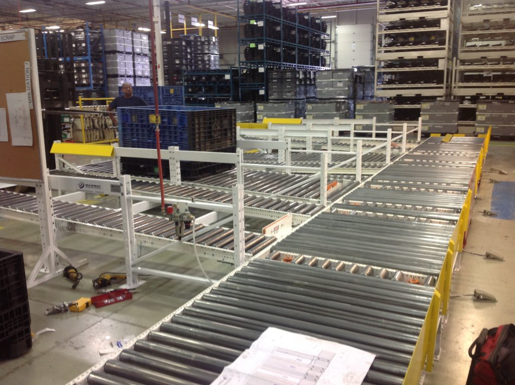 Floor Pallet Rollers Custom Transfer & Pallet Conveyors