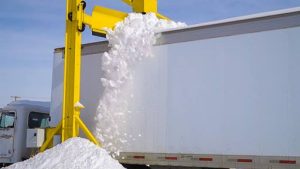 snow removal on truck