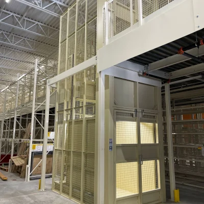 Pitless material lift